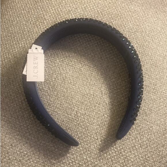 J. Crew Dark Evening Rhinestone studded headband - Picture 8 of 9